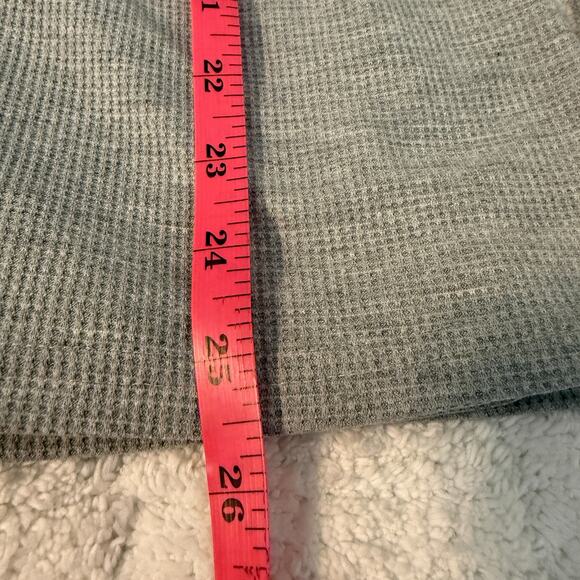 Faded Glory Womens Gray Long Sleeve Hooded Waffle Knit Henley Size Medium - Picture 9 of 9